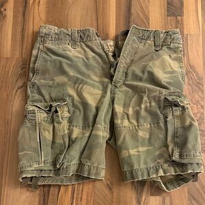 Men's Abercrombie&Fitch Camouflage Cargo Shorts